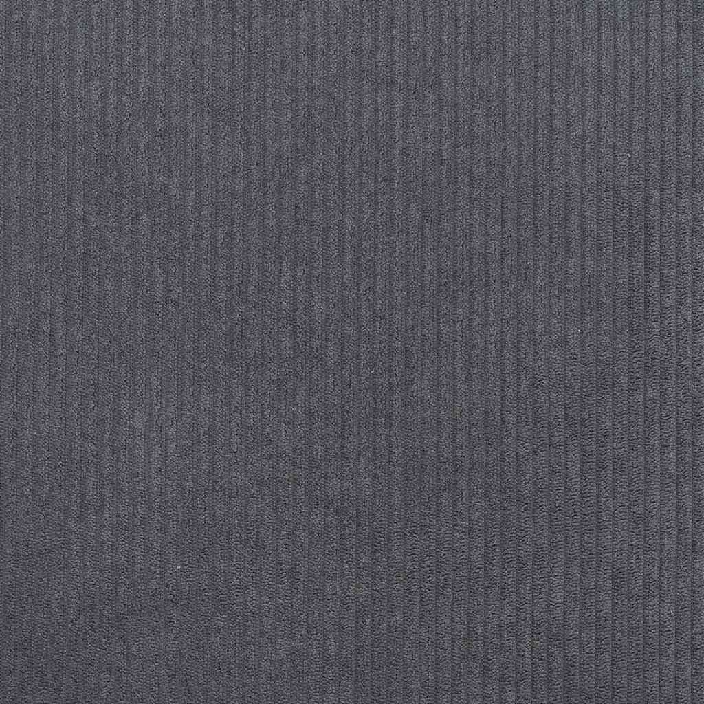 Bed Frame Dark grey 80 x 200 cm Corduroy fabric