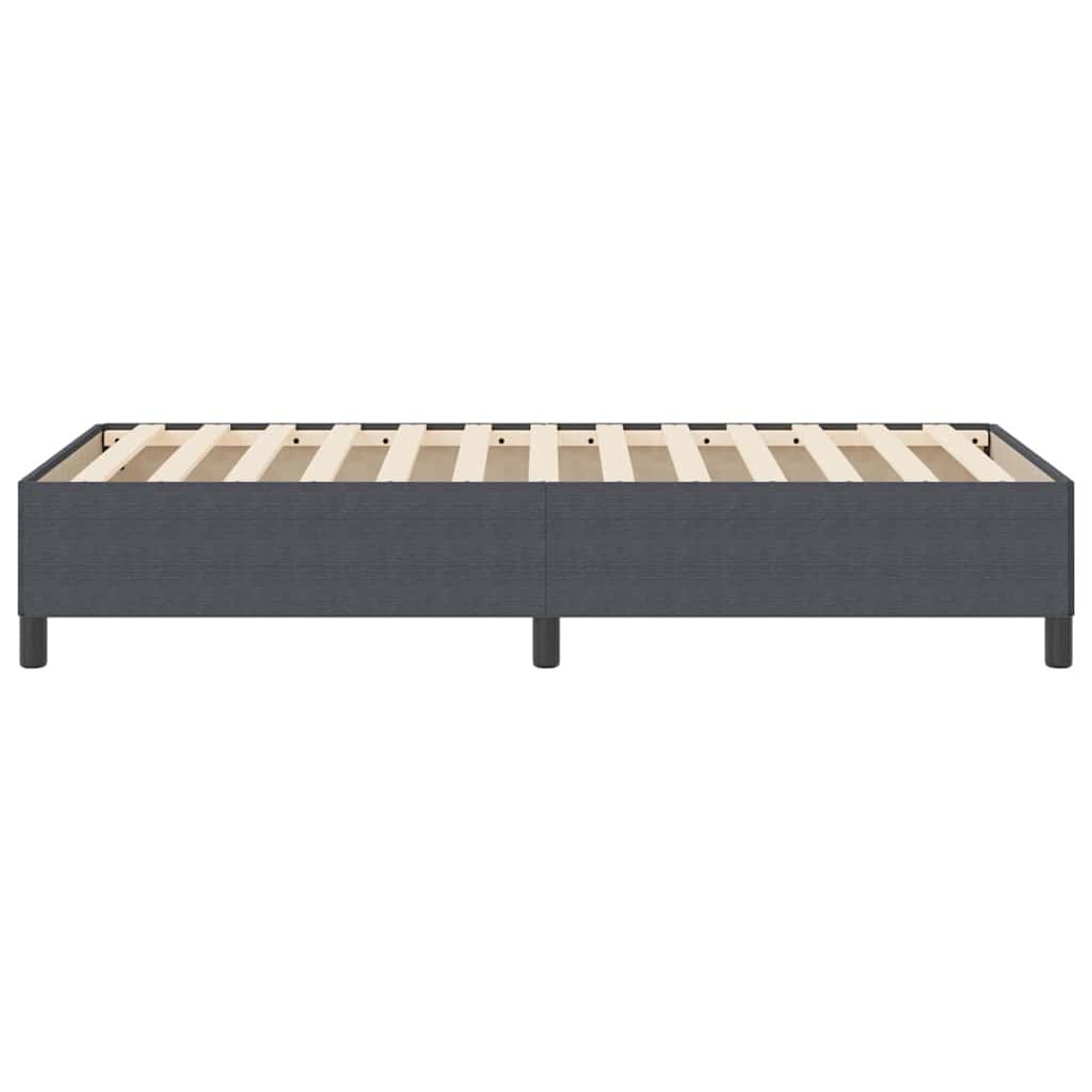 Bed Frame Dark grey 80 x 200 cm Corduroy fabric