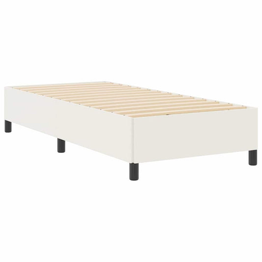 Bed Frame Cream 80 x 200 cm Corduroy fabric