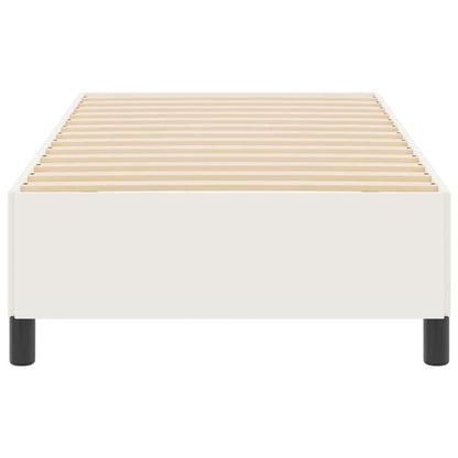 Bed Frame Cream 80 x 200 cm Corduroy fabric