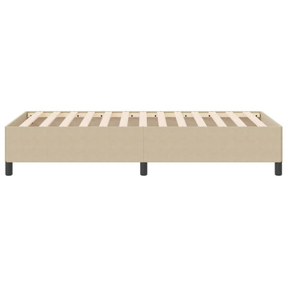 Bed Frame Grey Green 90 x 190 cm Corduroy fabric