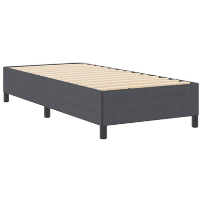 Bed Frame Dark grey 100 x 200 cm Corduroy fabric