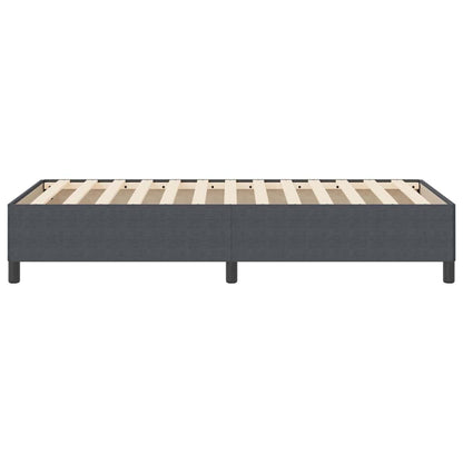 Bed Frame Dark grey 100 x 200 cm Corduroy fabric