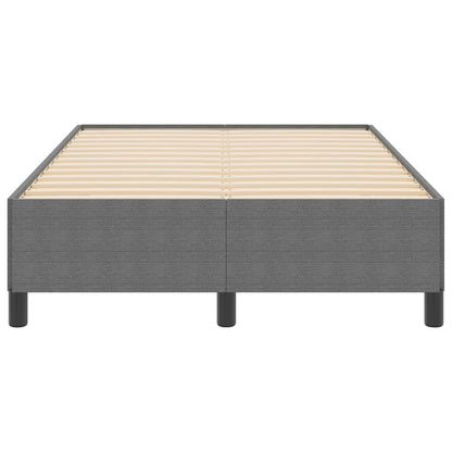 Bed Frame Light grey 120 x 190 cm Corduroy fabric