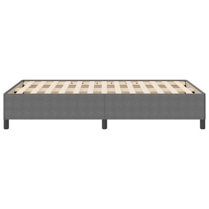 Bed Frame Light grey 120 x 190 cm Corduroy fabric