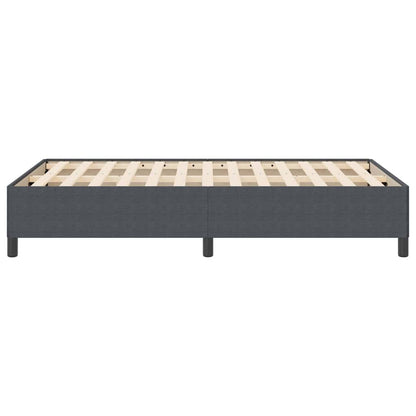 Bed Frame Dark grey 120 x 190 cm Corduroy fabric