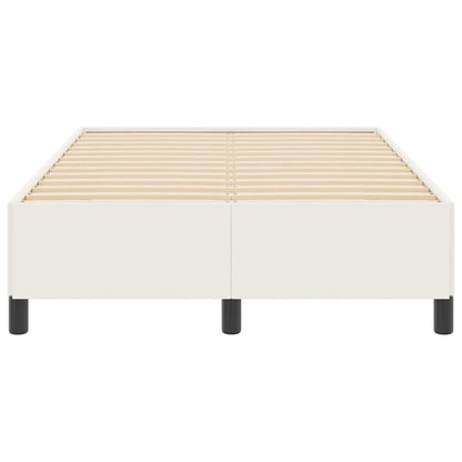 Bed Frame Cream 120 x 190 cm Corduroy fabric