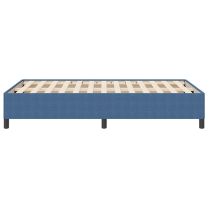 Bed Frame Blue 120 x 190 cm Corduroy fabric