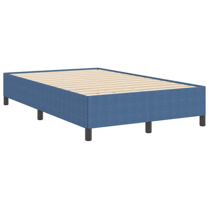 Bed Frame Blue 120 x 200 cm Corduroy fabric