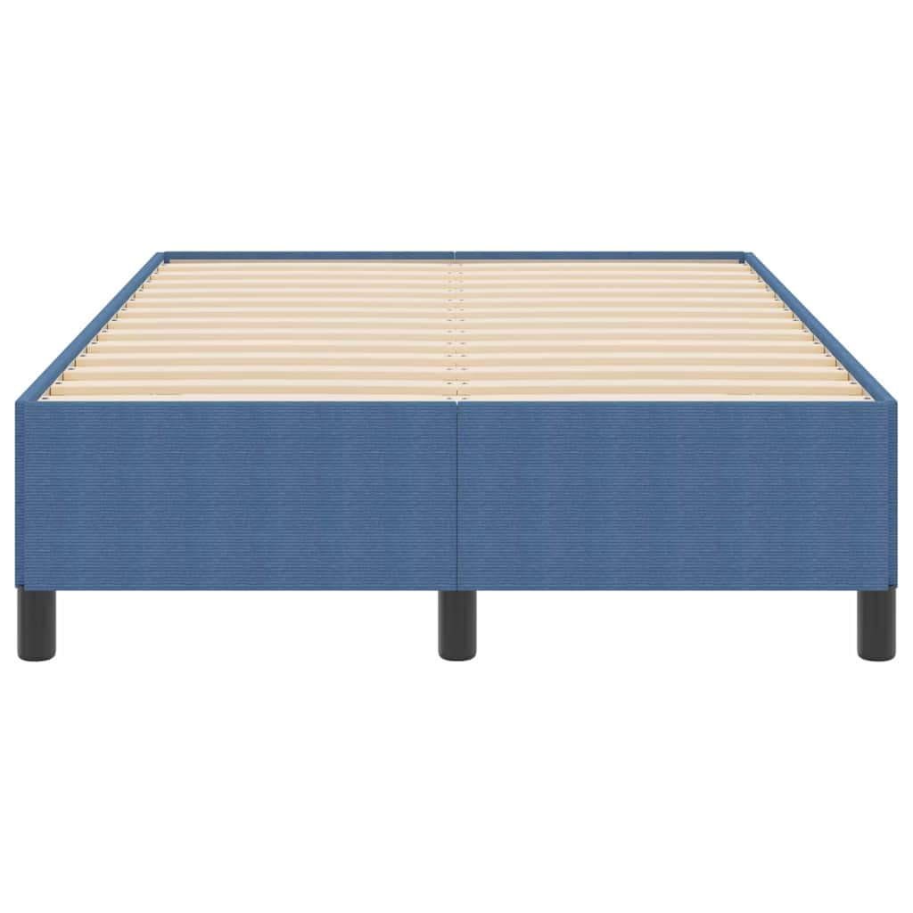 Bed Frame Blue 120 x 200 cm Corduroy fabric