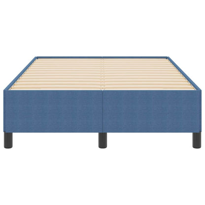 Bed Frame Blue 120 x 200 cm Corduroy fabric