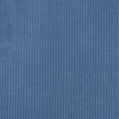 Bed Frame Blue 120 x 200 cm Corduroy fabric