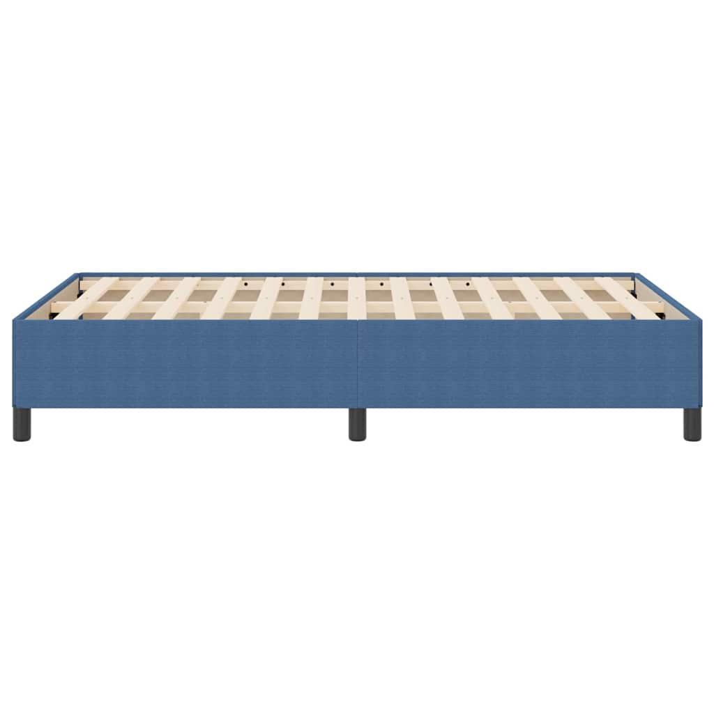 Bed Frame Blue 120 x 200 cm Corduroy fabric