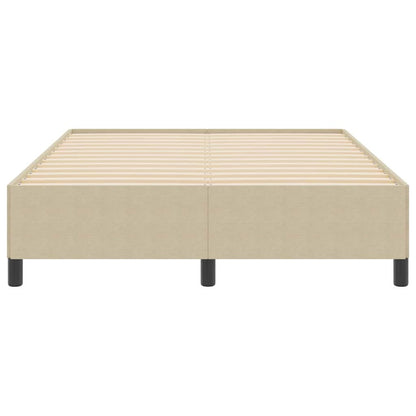 Bed Frame Grey Green 140 x 200 cm Corduroy fabric