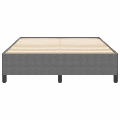 Bed Frame Light grey 160 x 200 cm Corduroy fabric