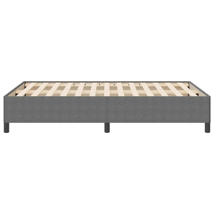 Bed Frame Light grey 160 x 200 cm Corduroy fabric