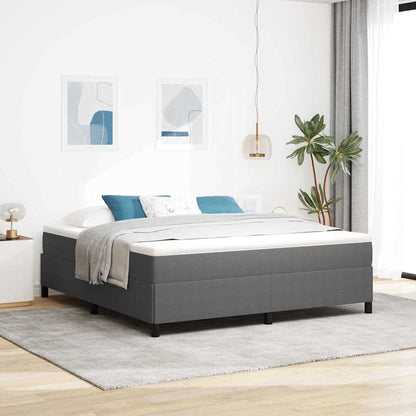 Bed Frame Light grey 180 x 200 cm Corduroy fabric