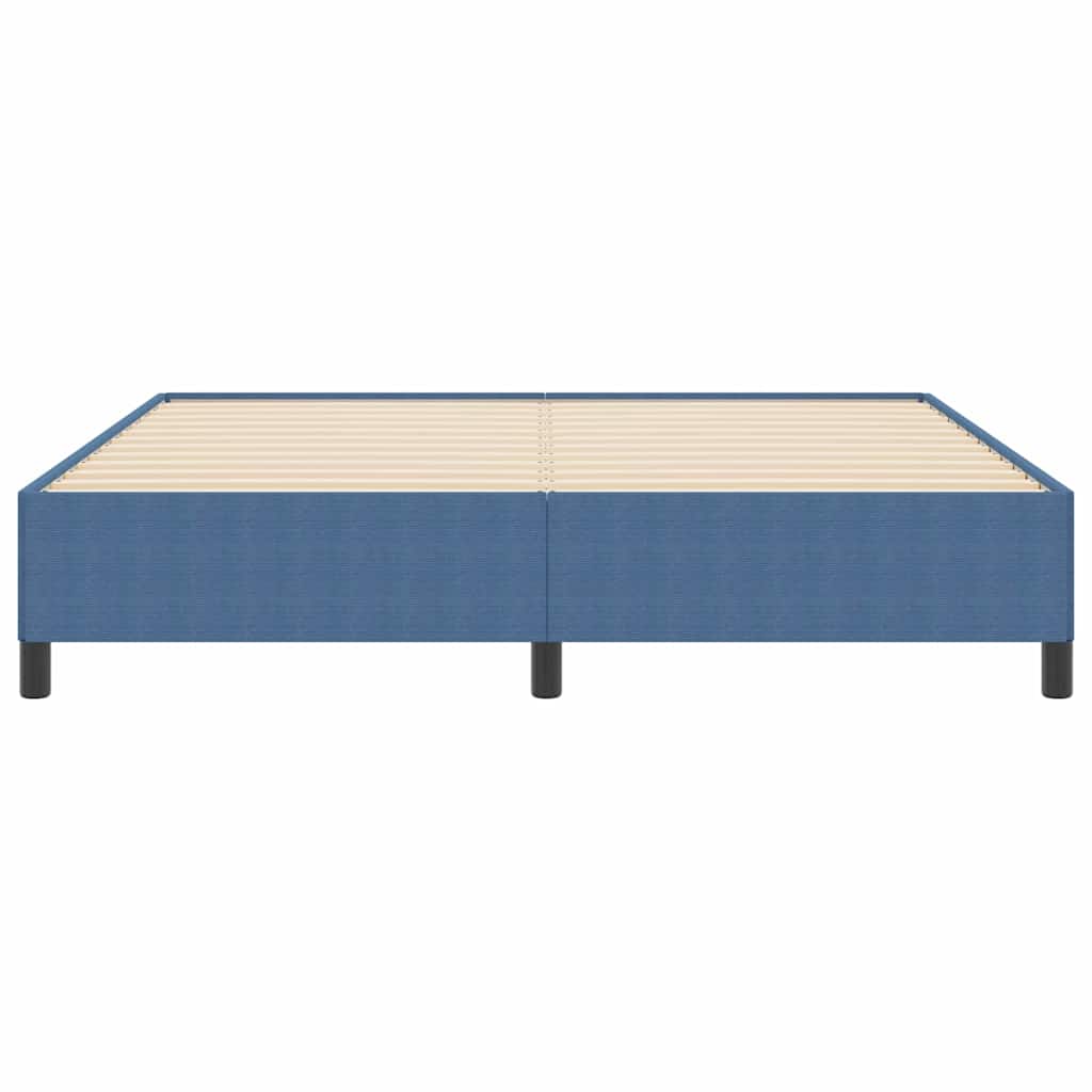 Bed Frame Blue 180 x 200 cm Corduroy fabric
