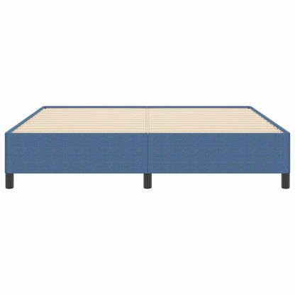 Bed Frame Blue 180 x 200 cm Corduroy fabric