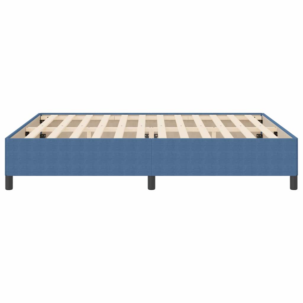 Bed Frame Blue 180 x 200 cm Corduroy fabric