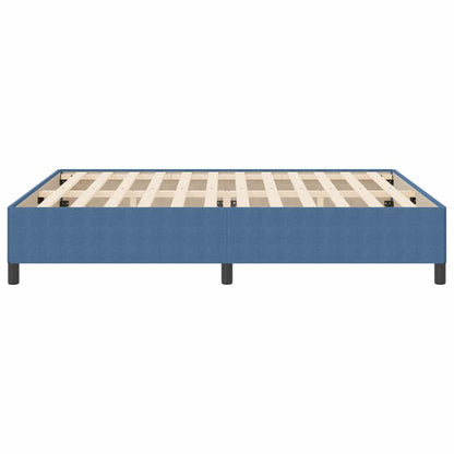 Bed Frame Blue 180 x 200 cm Corduroy fabric