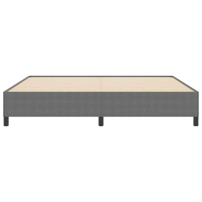 Bed Frame Light grey 200 x 200 cm Corduroy fabric