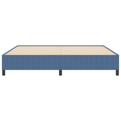 Bed Frame Blue 200 x 200 cm Corduroy fabric