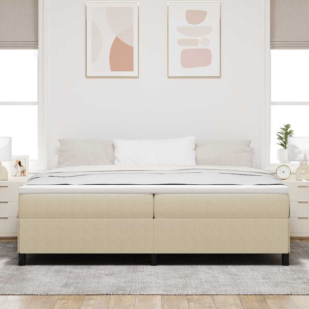 Bed Frame Grey Green 200 x 200 cm Corduroy fabric