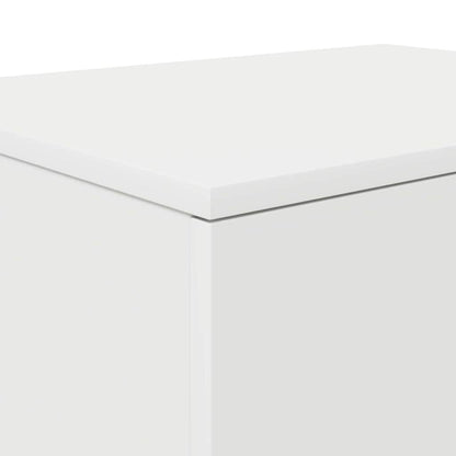 Storage Cabinet 2 pcs White 127 x 41 x 40 cm Engineered Wood