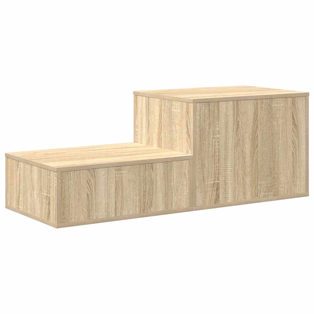 Storage Cabinet 2 pcs Sonoma Oak 127 x 41 x 40 cm