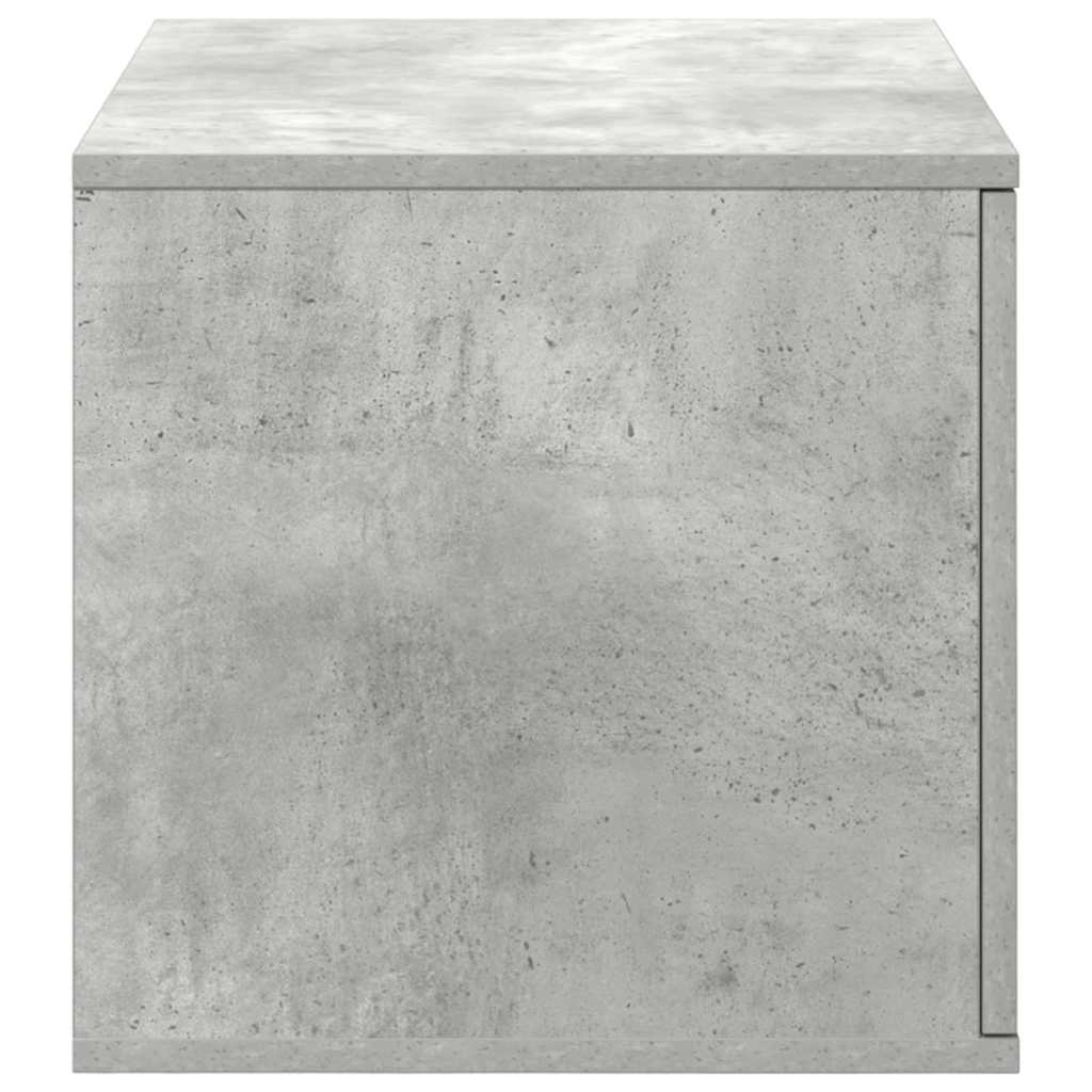 Storage Cabinet 2 pcs Concrete Grey 127 x 41 x 40 cm