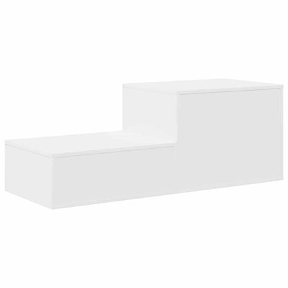 Storage Cabinet 2 pcs White 118 x 41 x 40 cm Engineered Wood