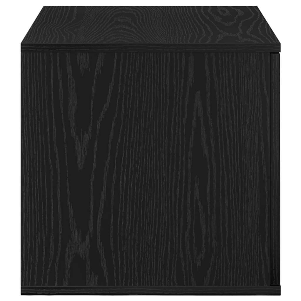 Storage Cabinet 2 pcs Black Oak 118 x 41 x 40 cm