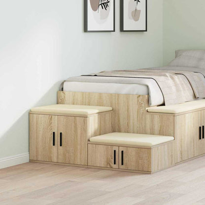 Storage Cabinet 2 pcs Sonoma Oak 108 x 41 x 40 cm