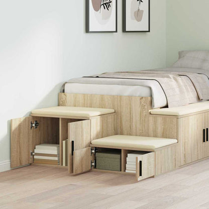 Storage Cabinet 2 pcs Sonoma Oak 103 x 41 x 40 cm