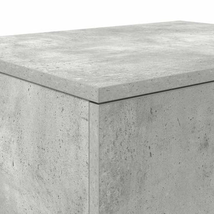 Storage Cabinet 2 pcs Concrete Grey 103 x 41 x 40 cm