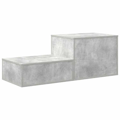 Storage Cabinet 2 pcs Concrete Grey 103 x 41 x 40 cm