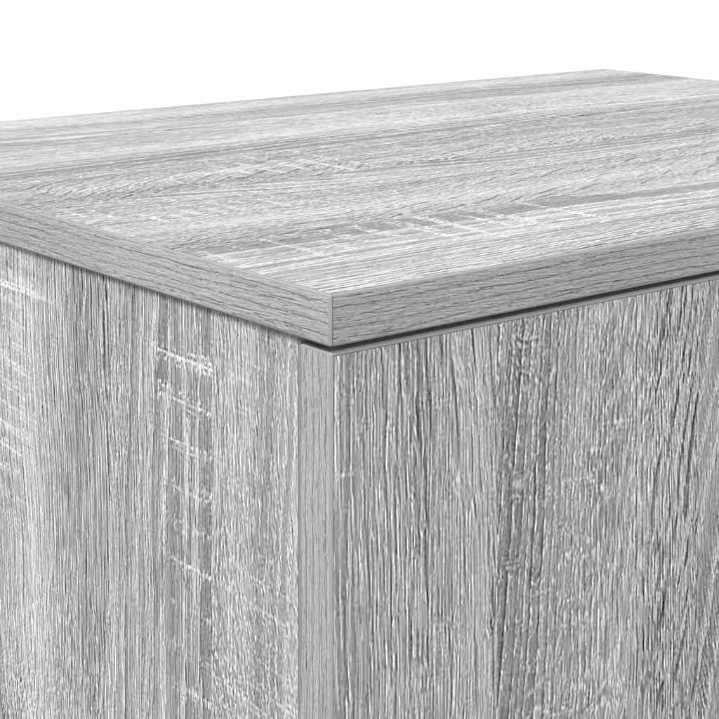 Storage Cabinet 2 pcs Grey Sonoma 103 x 41 x 40 cm