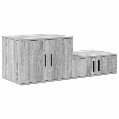 Storage Cabinet 2 pcs Grey Sonoma 103 x 41 x 40 cm