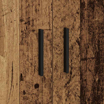 Storage Cabinet 2 pcs Old Wood 103 x 41 x 40 cm Engineered Wood