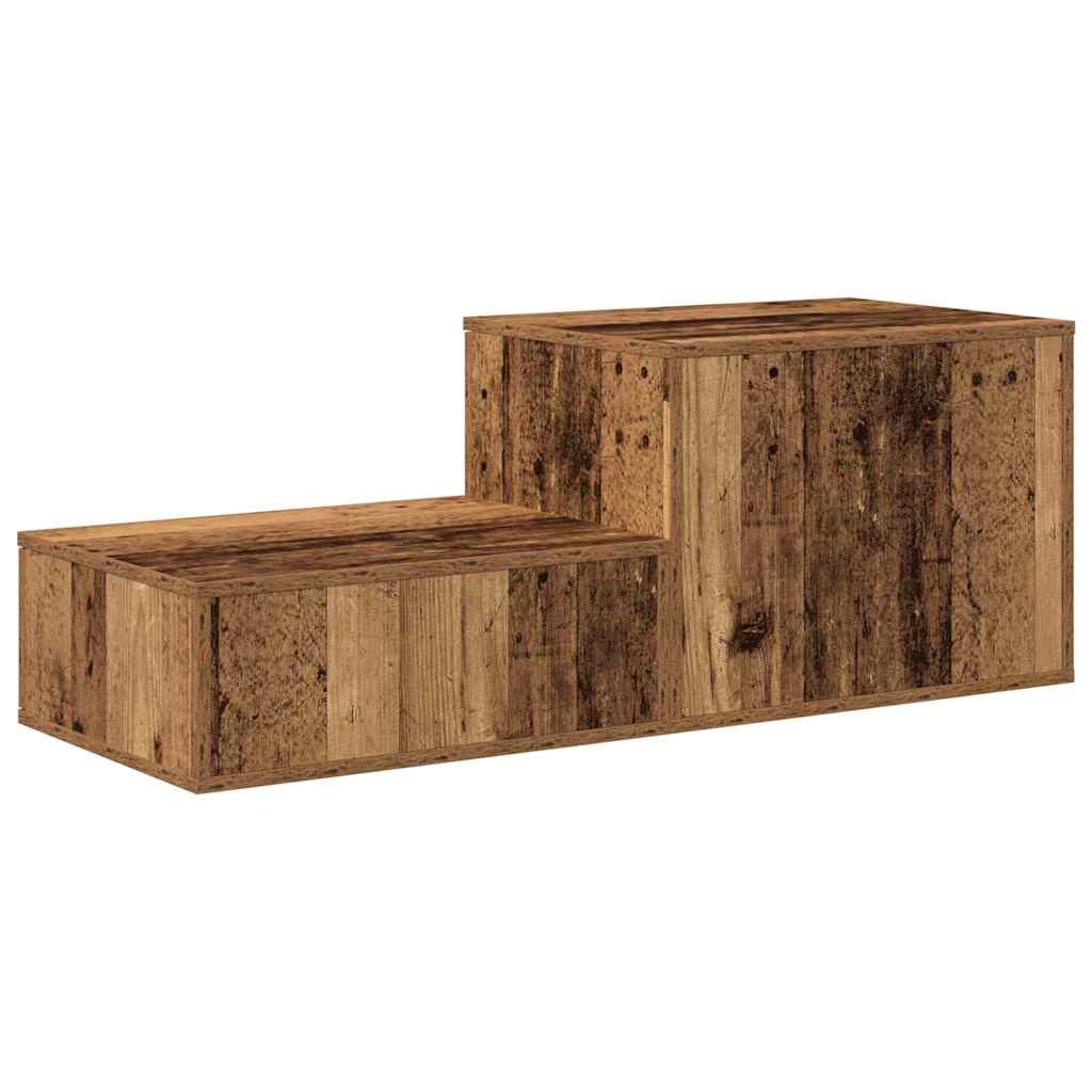 Storage Cabinet 2 pcs Old Wood 103 x 41 x 40 cm Engineered Wood