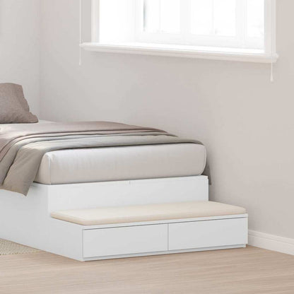 Bed Drawers White 100 x 36.5 x 16.5 cm Engineered Wood
