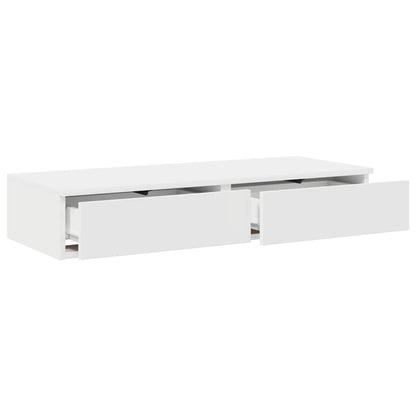 Bed Drawers White 100 x 36.5 x 16.5 cm Engineered Wood
