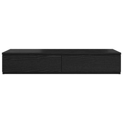 Bed Drawers Black Oak 100 x 36.5 x 16.5 cm Engineered Wood