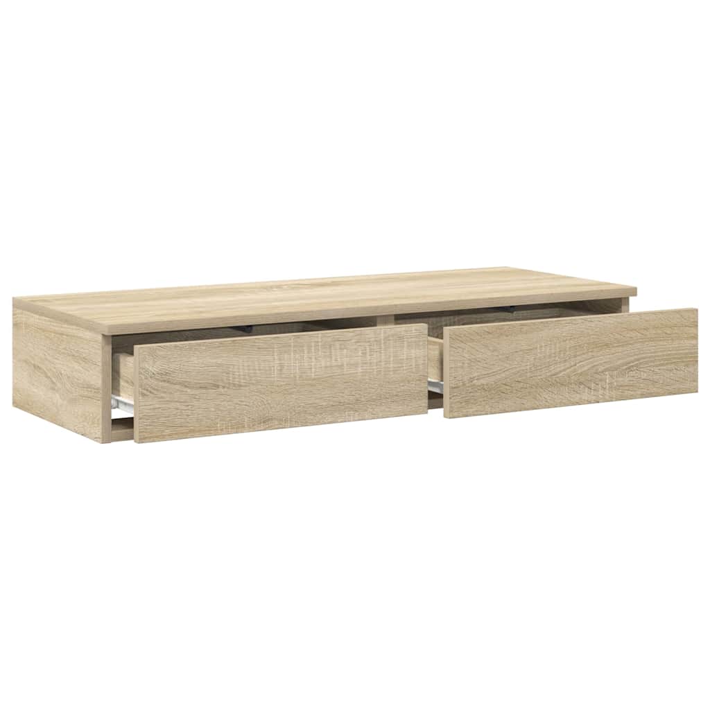 Bed Drawers Sonoma Oak 100 x 36.5 x 16.5 cm Engineered Wood