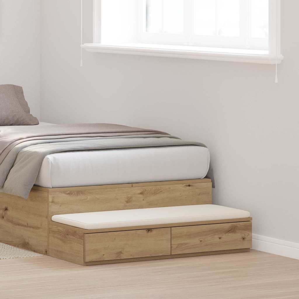 Bed Drawers Artisan Oak 80 x 36.5 x 16.5 cm Engineered Wood
