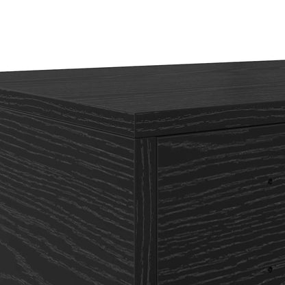 Bed Drawers Black Oak 90 x 36.5 x 16.5 cm Engineered Wood