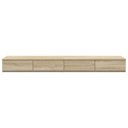 Bed Drawers Sonoma oak 150 x 36.5 x 16.5 cm Engineered wood