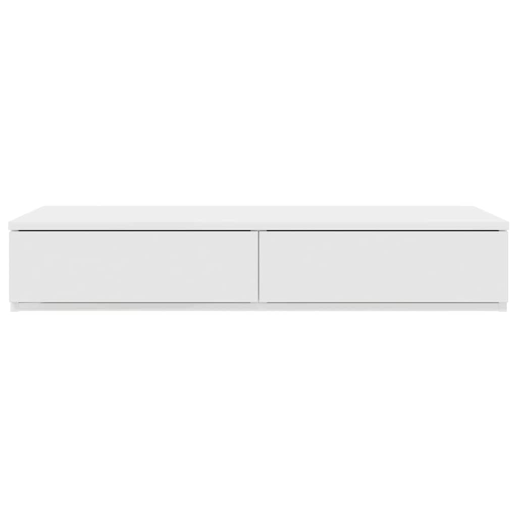 Bed Drawers White 75 x 36.5 x 16.5 cm Engineered Wood