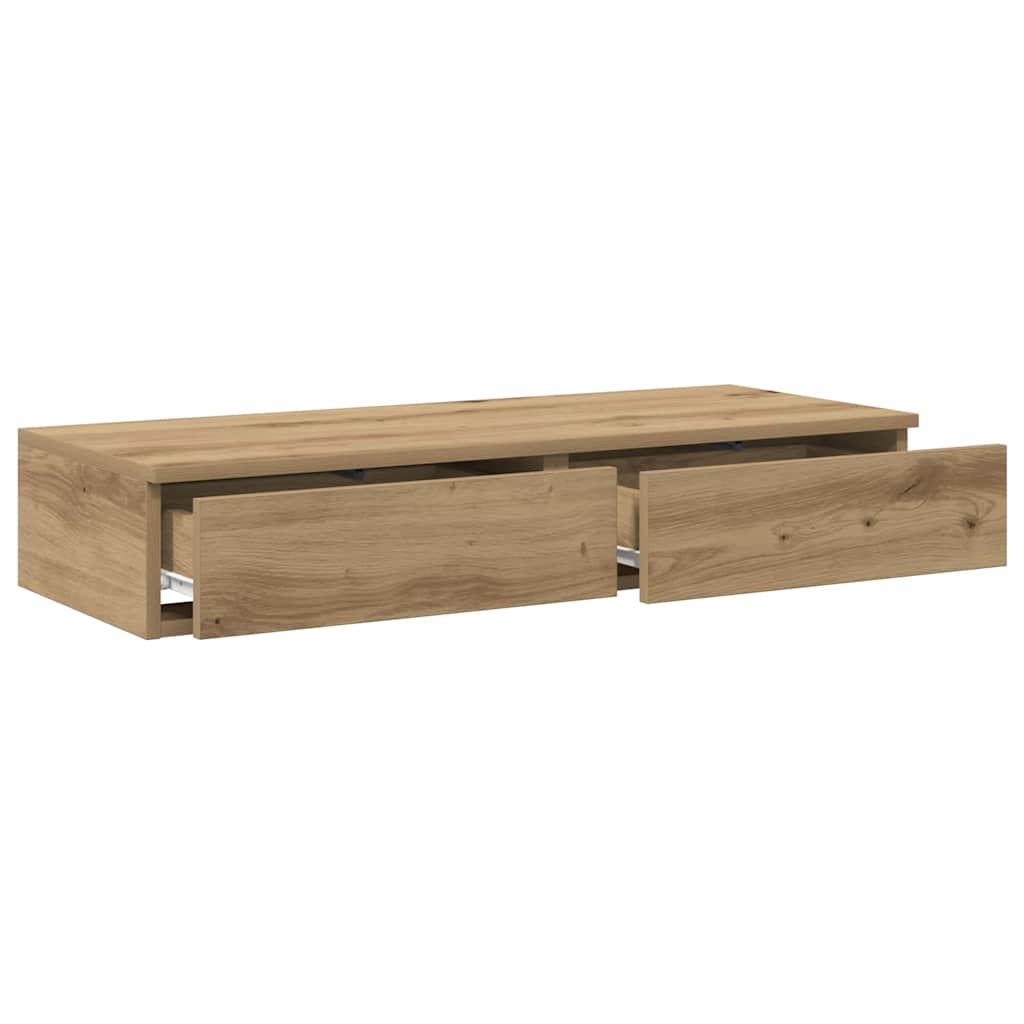 Bed Drawers Artisan Oak 75 x 36.5 x 16.5 cm Engineered Wood